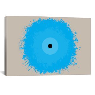 Modern Art Cool Blue Graphic Art on Canvas by iCanvas