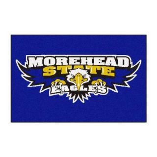 FANMATS NCAA Morehead State University Eagles Logo Blue 1 ft. 7 in. x 2 ft. 6 in. Accent Rug 124