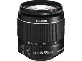 Refurbished Canon EF S 2042B002 Zoom Wide Angle Normal EF S 18 55 mm f/3.5 5.6 IS Autofocus Lens