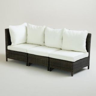 All Weather Wicker Solano Sectional Armless Chair