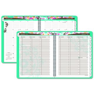 AT A GLANCE Suzani 8 1/2 x 11 2016 Weekly/Monthly Appointment Book