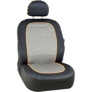 Bell Foose Quilted Suede Seat Cover, Gray