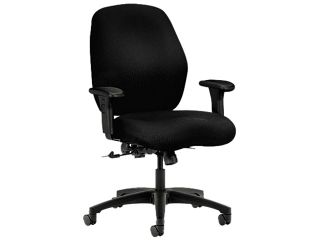 HON 7823NT10T 7800 Series Mid Back Task Chair, Tectonic Black