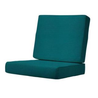 Home Decorators Collection Sunbrella Spectrum Peacock Outdoor Lounge Chair Cushion 2286810350