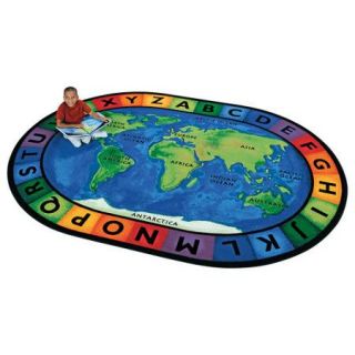 Carpets for Kids Printed Circletime Around the World Area Rug