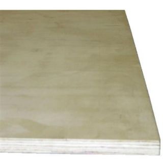 Birch Plywood (Common 1/2 in. x 2 ft. x 4 ft.; Actual 0.476 in. x 23.75 in. x 47.75 in.) 1503004
