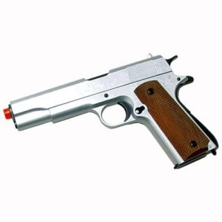 Leapers UHC 1911 Heavy Weight Airsoft Pistol, Silver