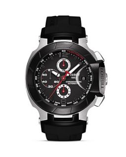Tissot T Race Men's Black Quartz Chronograph Sport Watch, 50mm