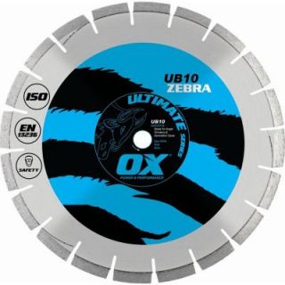 OX Ultimate Series Abrasive 7/8   5/8 in. Bore 9 in. Diamond Blade OX UB10 9