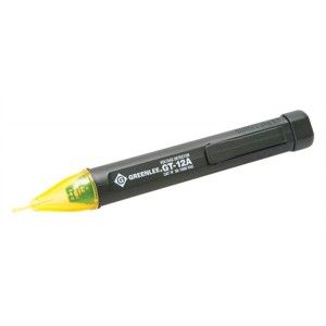 Greenlee GT 12A Voltage Detector, 50 1000V CAT IV Audible/Visual Self Testing Non Contact   AC