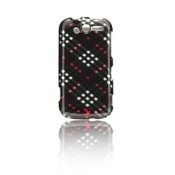 Luxmo HTC MyTouch 4G Diagonal Checker Protector Case  