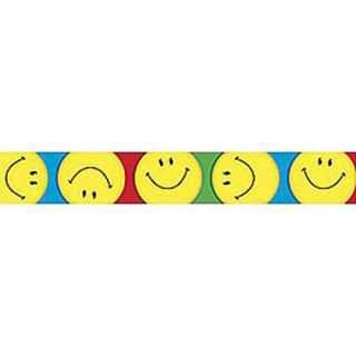 TREND T 85069 35.75 x 2.75 Straight Big Smiles Bolder Border, Multicolor
