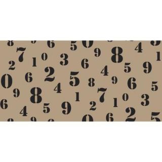 Springs Creative Creative Cuts Burlap Stenciled Numbers Fabric, 1 1/2 Yard Bolt, Print