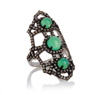 Rarities Fine Jewelry with Carol Brodie Chrysoprase and Champagne Diamond Ster   7855000