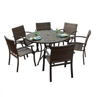 Home Styles Stone Harbor 7 piece Outdoor Dining Set   7204123