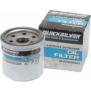 Quicksilver Oil Filter Assembly fits Select Mercury/Mariner 9.9 HP and 15 HP 4 Stroke Outboards