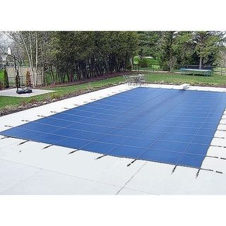 Pool Safety Cover for a 16 x 32 Pool with Left Step   17339053