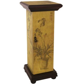 Oriental Furniture Iris Pedestal Plant Stand
