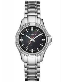 Bulova Womens Stainless Steel Bracelet Watch 30mm 96L214   Watches