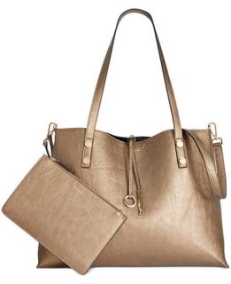 Calvin Klein Large Reversible Tote with Pouch   Handbags & Accessories