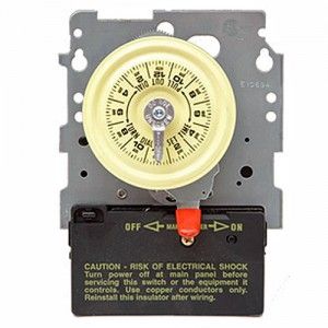Intermatic T104M Timer, 220V Mechanical 24 Hour Timer Mechanism Switch