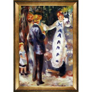The Swing Renoir Framed Original Painting by Tori Home