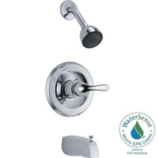 Delta Classic 1 Handle Tub and Shower Faucet Trim Kit in Chrome (Valve Not Included) T13420