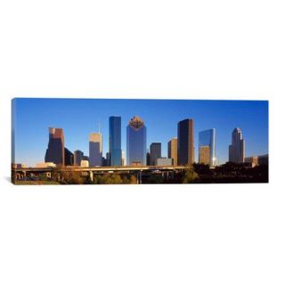 iCanvas Panoramic 'Skyscrapers Against Blue Sky, Houston, Texas' Photographic Print on Canvas