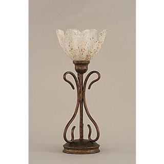 Toltec Lighting Swan 16.75 H Table Lamp with Bowl Shade