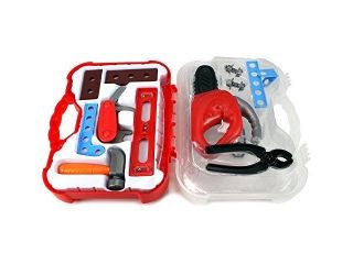 GT My First Tool Case Power Saw Children's Kid's Pretend Play Toy Work Shop Tool Set w/ Tools, Accessories