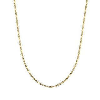 Michael Anthony Jewelry® 10K Gold 1.55mm 18" Flat Cable Link Chain Necklace   7839097