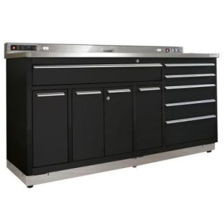Viper Tool Storage 72 in. 6 Drawer Garage Workstation Base, Black V7206UGBL