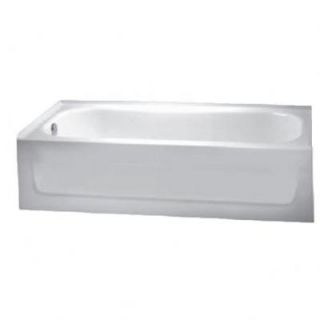 American Standard New Salem 5 ft. Left Drain Soaking Tub in White DISCONTINUED 0255.202.020