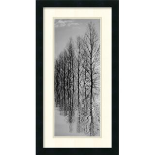 Reflections on a Gray Day by Stephen Stavast Matted Framed