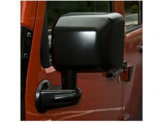 Rugged Ridge 11002.13 Door Mirror, Black, Left Side, 07 14 Jeep Wrangler JK