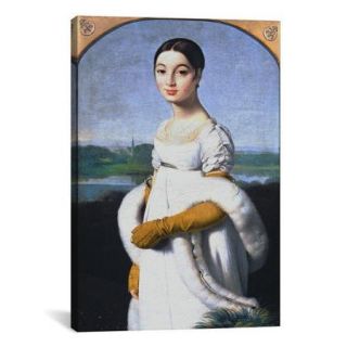 iCanvas 'Portrait De Mademoiselle Riviere' by Jean Auguste Ingres Painting Print on Canvas