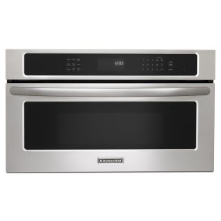 KitchenAid Architect 1.4 cu ft Built In Convection Microwave with Sensor Cooking Controls (Stainless Steel)