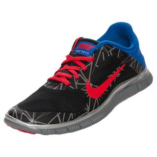 Mens Nike Free 4.0 Print Running Shoes  Black