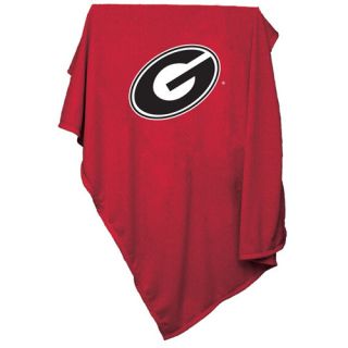 NCAA Georgia Sweatshirt Blanket by Logo Chairs
