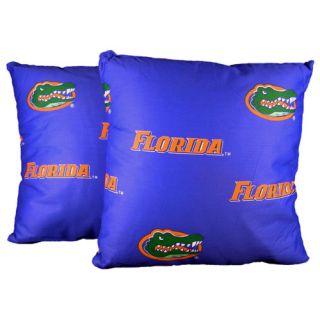NCAA Florida Decorative Cotton Throw Pillow by College Covers