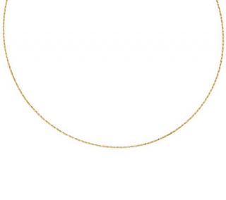Vicenza Gold 16 Woven Omega Necklace 14K —