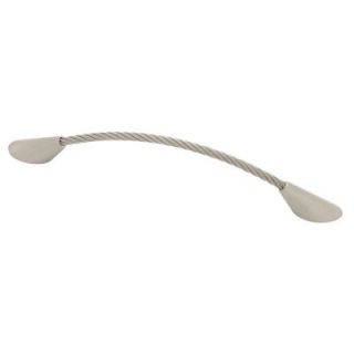Liberty Modern Cable 5 1/16 in. (128mm) Satin Nickel Twisted Cabinet Pull PN0411 SN C
