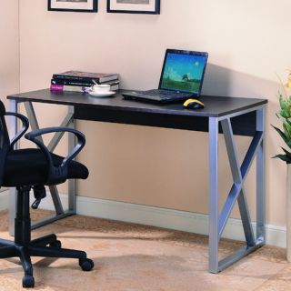 InRoom Designs Computer Desk with X Shape Leg