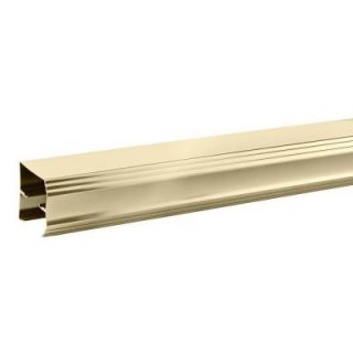 Delta 48 in. Sliding Shower Door Track in Polished Brass SDLS048 PB R
