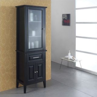 Virtu USA Walton 24" Modern Side Cabinet in Dark Espresso   MDC 5324