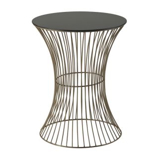 Gold Finish Round Metal Accent Table  ™ Shopping   Great