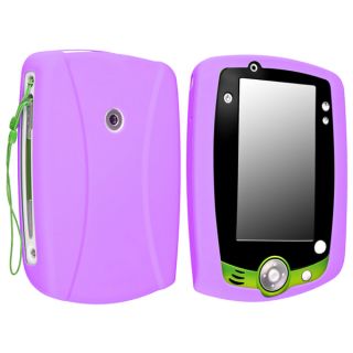 INSTEN Purple Soft Silicone Phone Case Cover for LeapFrog LeapPad 2