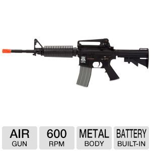 Ignite Black Ops Air Soft M4 Viper   600 RPM, 360 420 FPS, Full Metal Body, Semi/Fully Automatic Shooting Modes, Built in Battery, 300 Round Capacity, 18+ Years    VIPER AIRSOFT