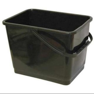 MALLORY 864 Black Squeegee Bucket, 2 gal., Black, Plastic