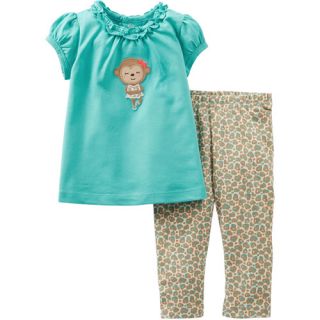 Child of Mine by Carter's Newborn Girl 2 Piece Playwear Set